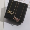 S925 sterling silver 520 Beating Heart Necklace, a light luxury and niche design, heart-shaped collarbone chain, a birthday gift for your girlfriend details Picture